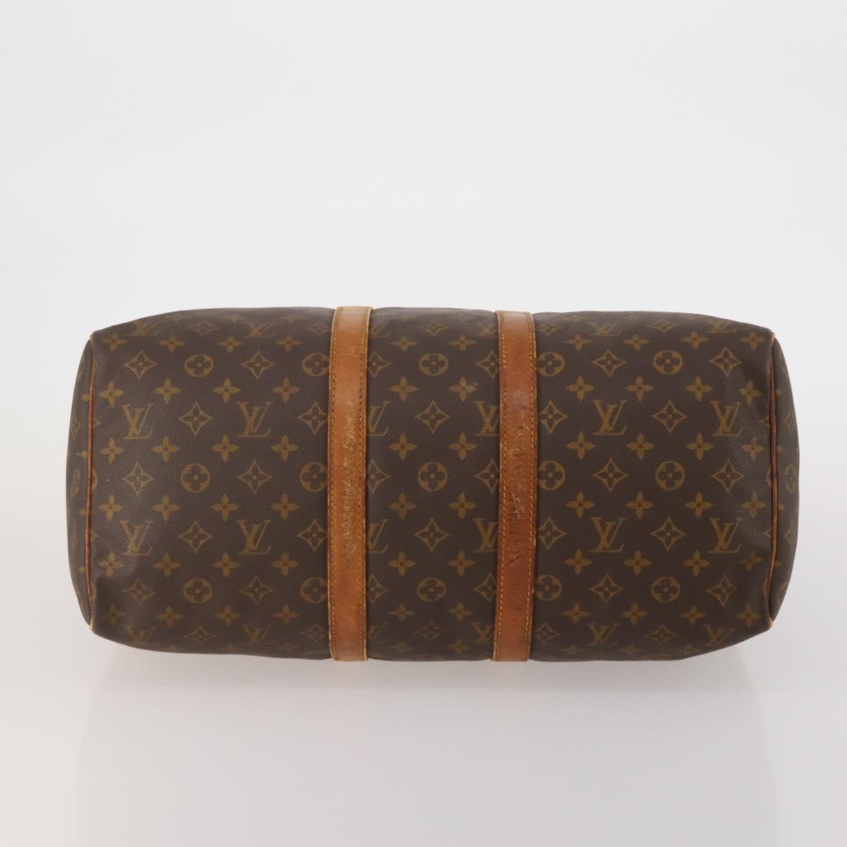 LOUIS VUITTON Monogram Keepall 45 Boston Bag M41428 LV Auth 190103