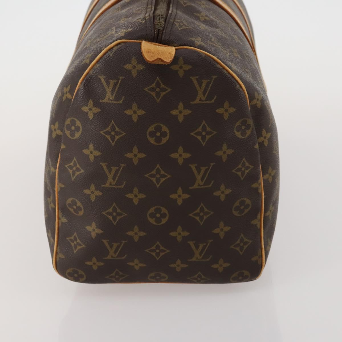 LOUIS VUITTON Monogram Keepall 45 Boston Bag M41428 LV Auth 190104