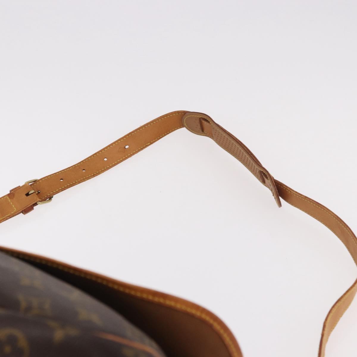 LOUIS VUITTON Monogram Saumur 35 Shoulder Bag M42254 LV Auth 190105A