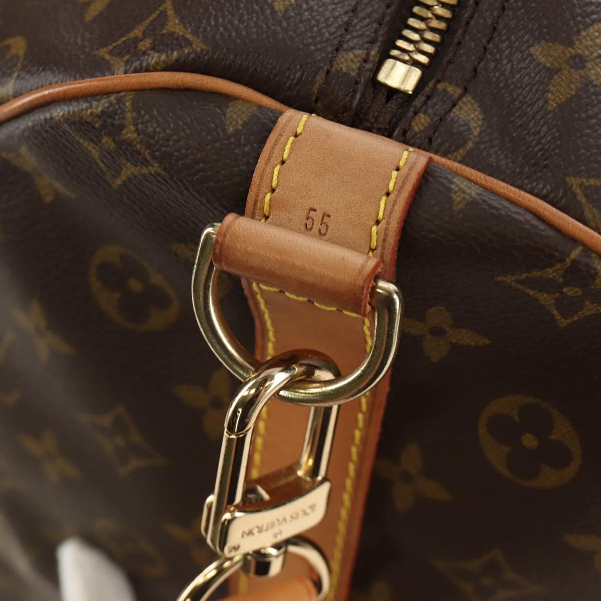 LOUIS VUITTON Monogram Keepall Bandouliere 60 Bag M41412 LV Auth 190106SAV