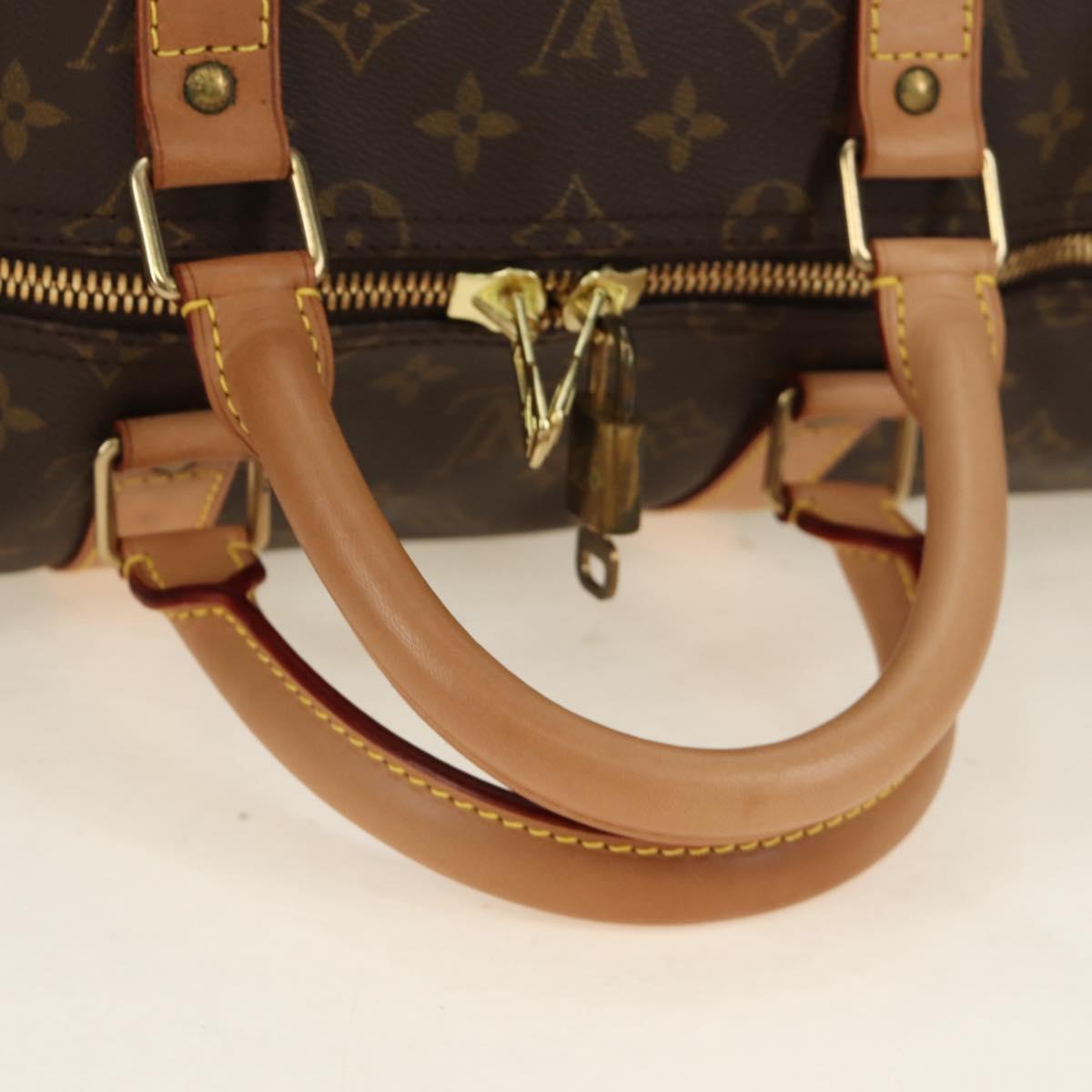 LOUIS VUITTON Monogram Keepall Bandouliere 60 Bag M41412 LV Auth 190106SAV