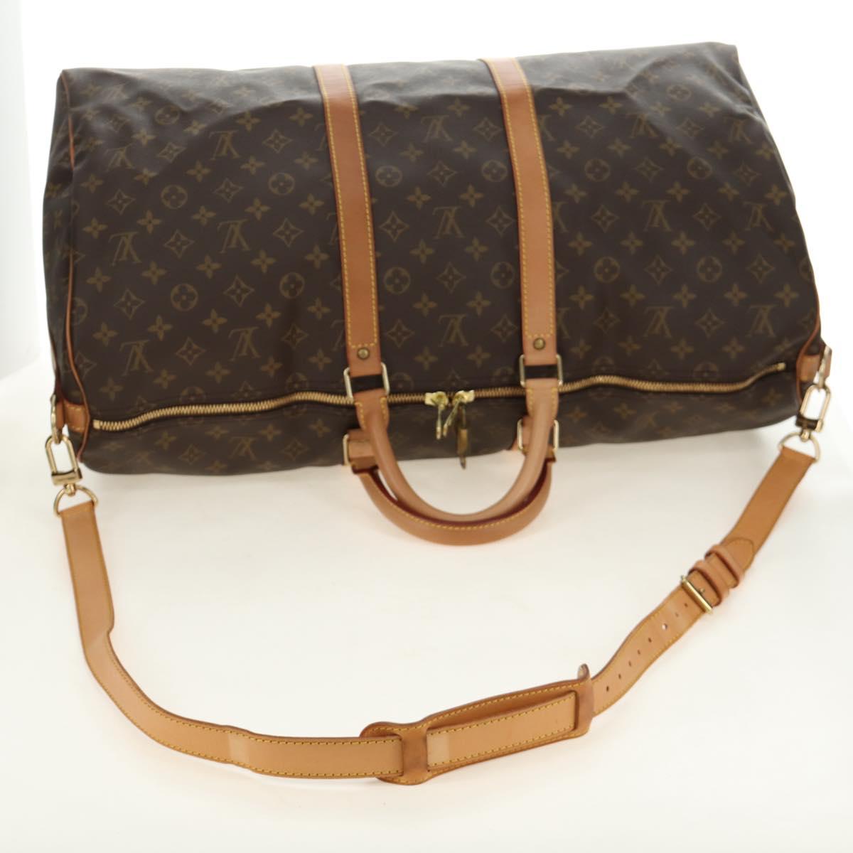LOUIS VUITTON Monogram Keepall Bandouliere 60 Bag M41412 LV Auth 190106SAV
