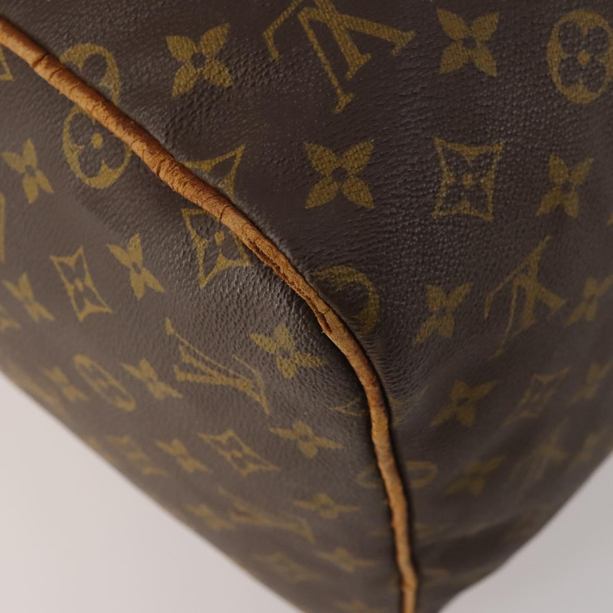 LOUIS VUITTON Monogram Sac Souple 55 Boston Bag M41622 LV Auth 190107