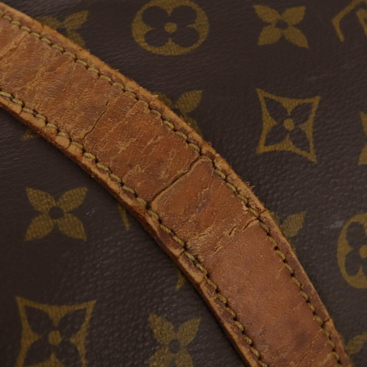 LOUIS VUITTON Monogram Sac Souple 55 Boston Bag M41622 LV Auth 190107