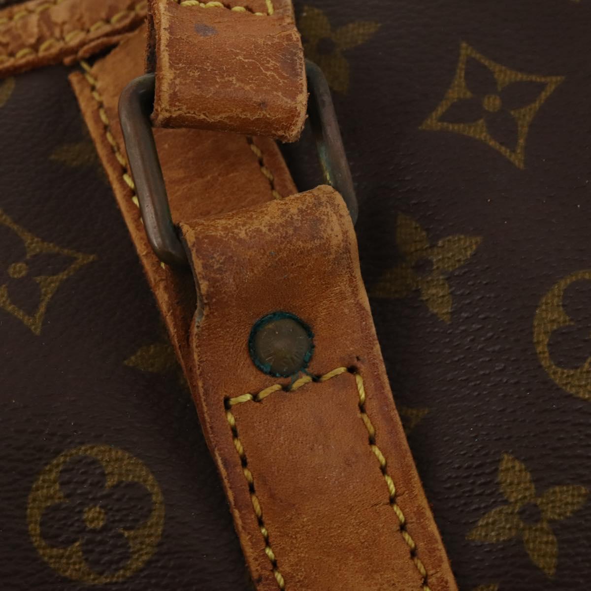LOUIS VUITTON Monogram Sac Souple 55 Boston Bag M41622 LV Auth 190107
