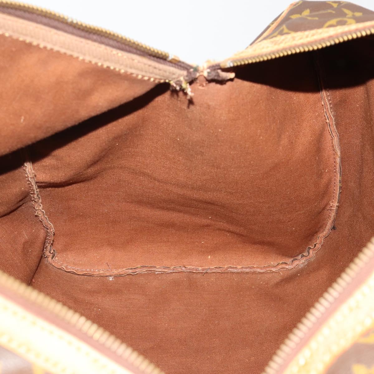 LOUIS VUITTON Monogram Sac Souple 55 Boston Bag M41622 LV Auth 190107
