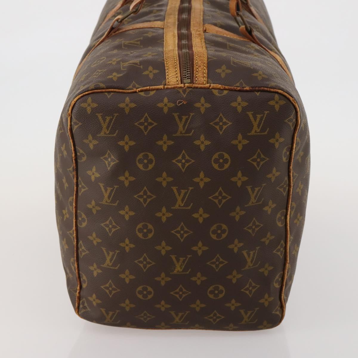 LOUIS VUITTON Monogram Sac Souple 55 Boston Bag M41622 LV Auth 190107
