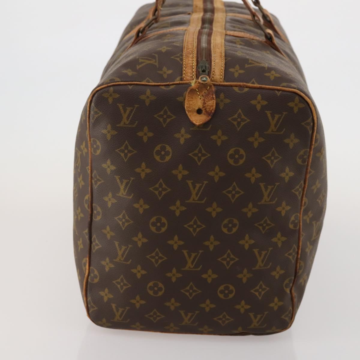 LOUIS VUITTON Monogram Sac Souple 55 Boston Bag M41622 LV Auth 190107