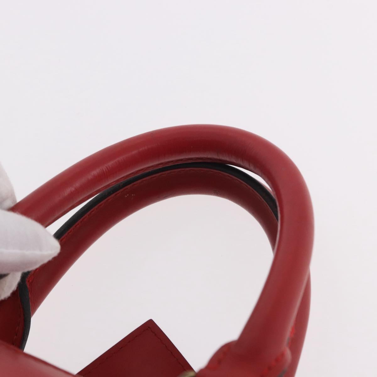 LOUIS VUITTON Epi Keepall 50 Boston Bag Red M42967 LV Auth 190116A