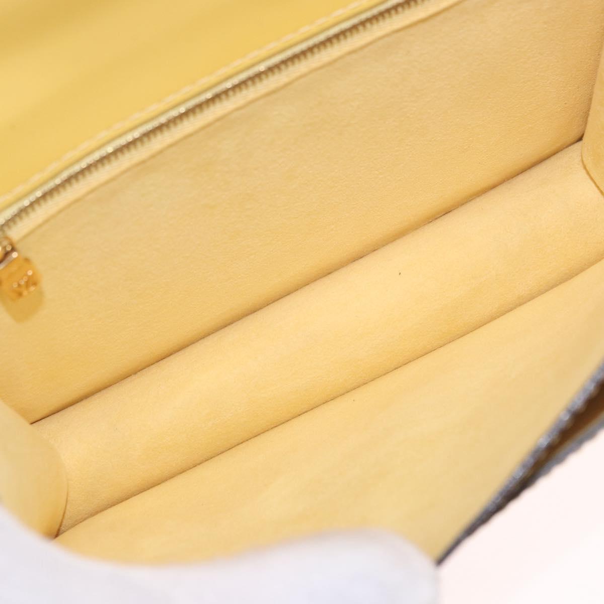 LOUIS VUITTON Monogram Vernis Monceau BB Hand Bag 2way Yellow LV Auth 190117A