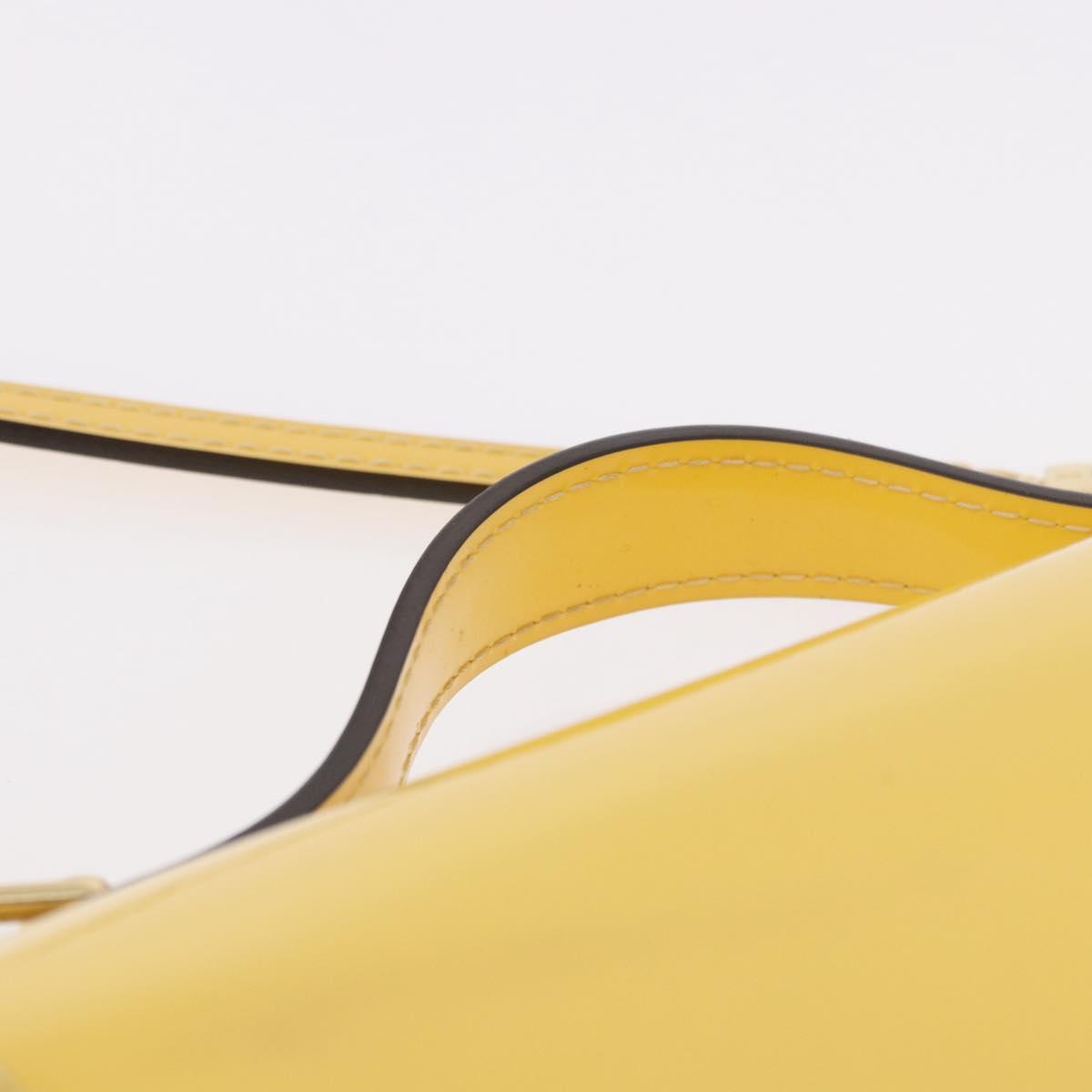 LOUIS VUITTON Monogram Vernis Monceau BB Hand Bag 2way Yellow LV Auth 190117A
