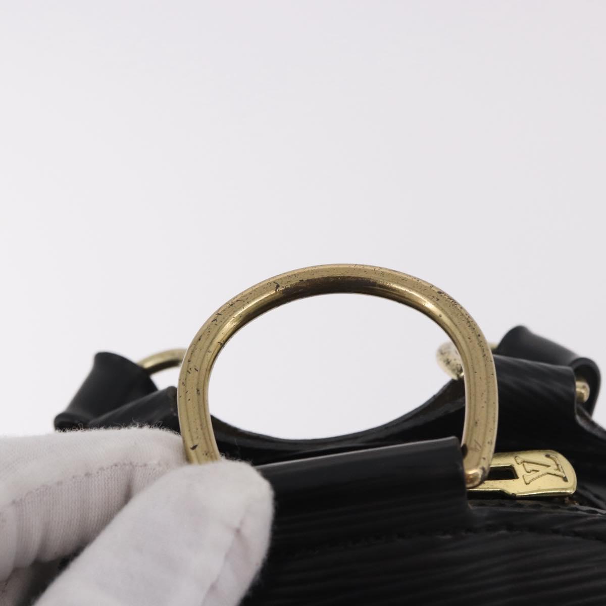 LOUIS VUITTON Epi Mabillon Backpack Black M52232 LV Auth 190121