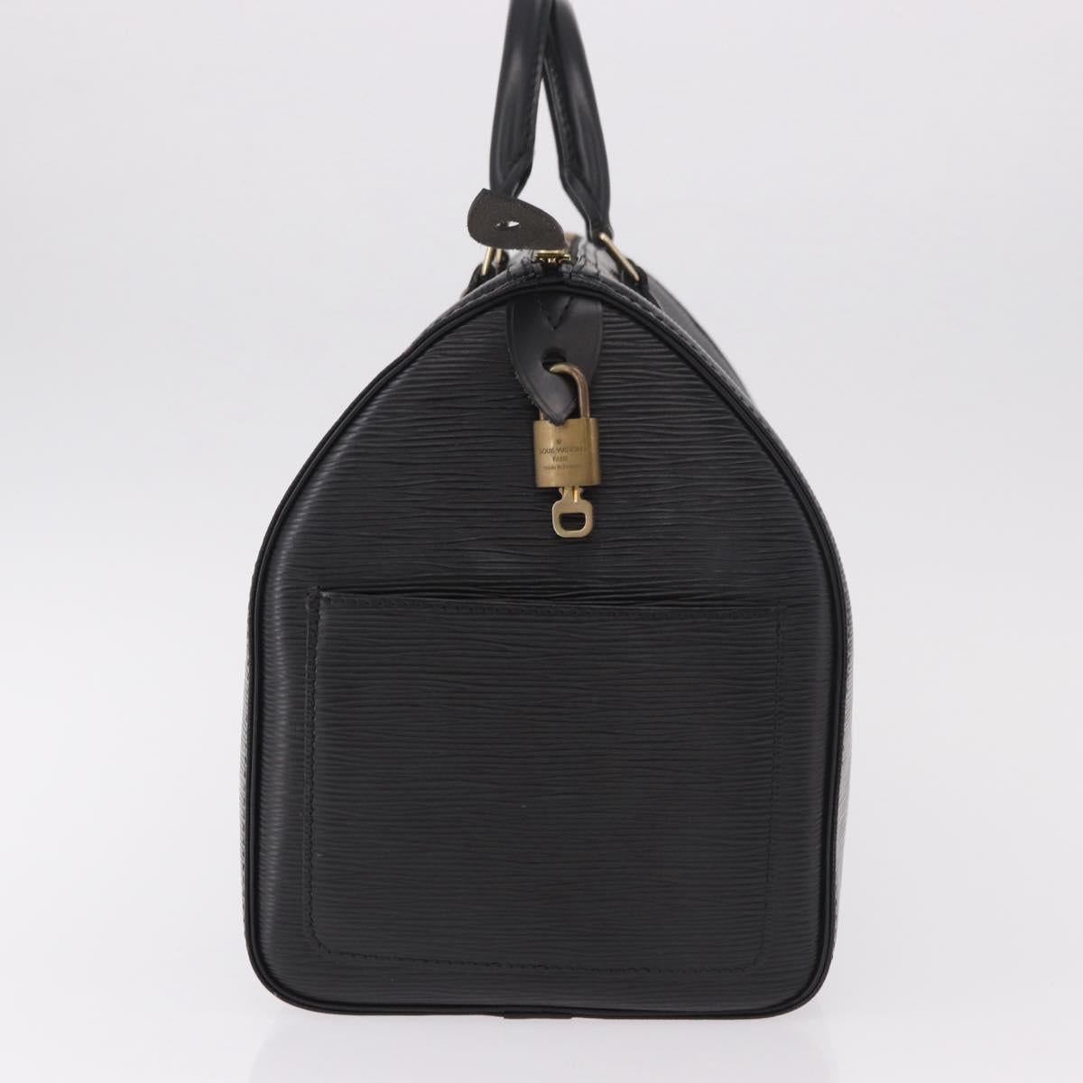 LOUIS VUITTON Epi Speedy 35 Hand Bag Black M42992 LV Auth 190122SAV