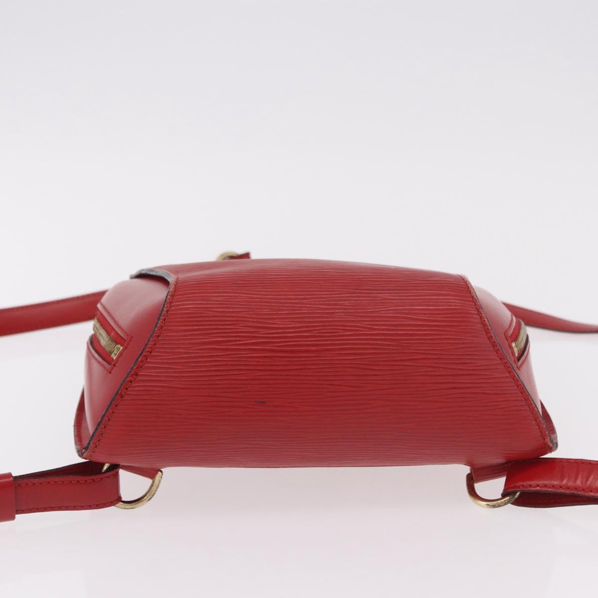 LOUIS VUITTON Epi Mabillon Backpack Castilian Red M52237 LV Auth 190123