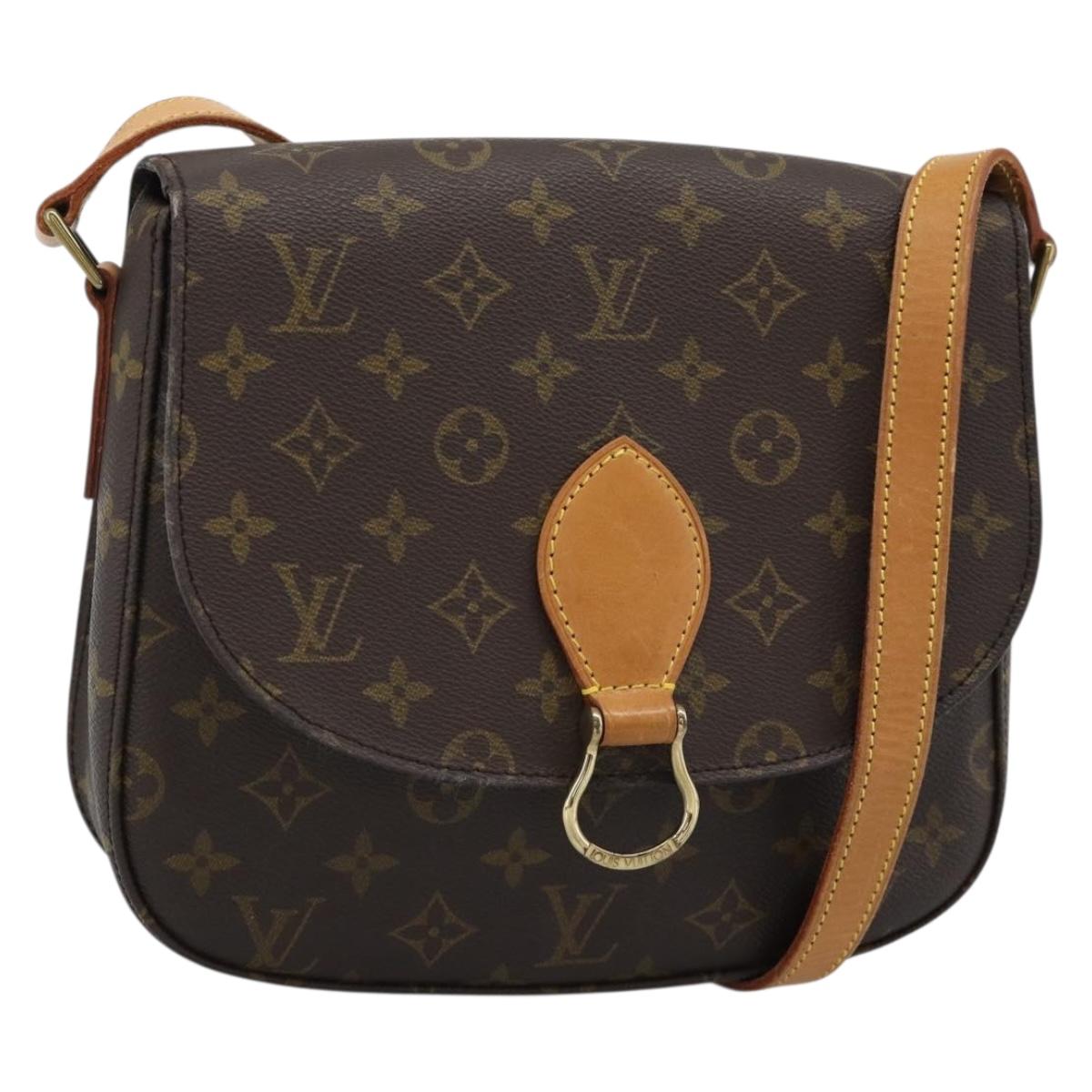 LOUIS VUITTON Monogram Saint Cloud GM Shoulder Bag M51242 LV Auth 190127A