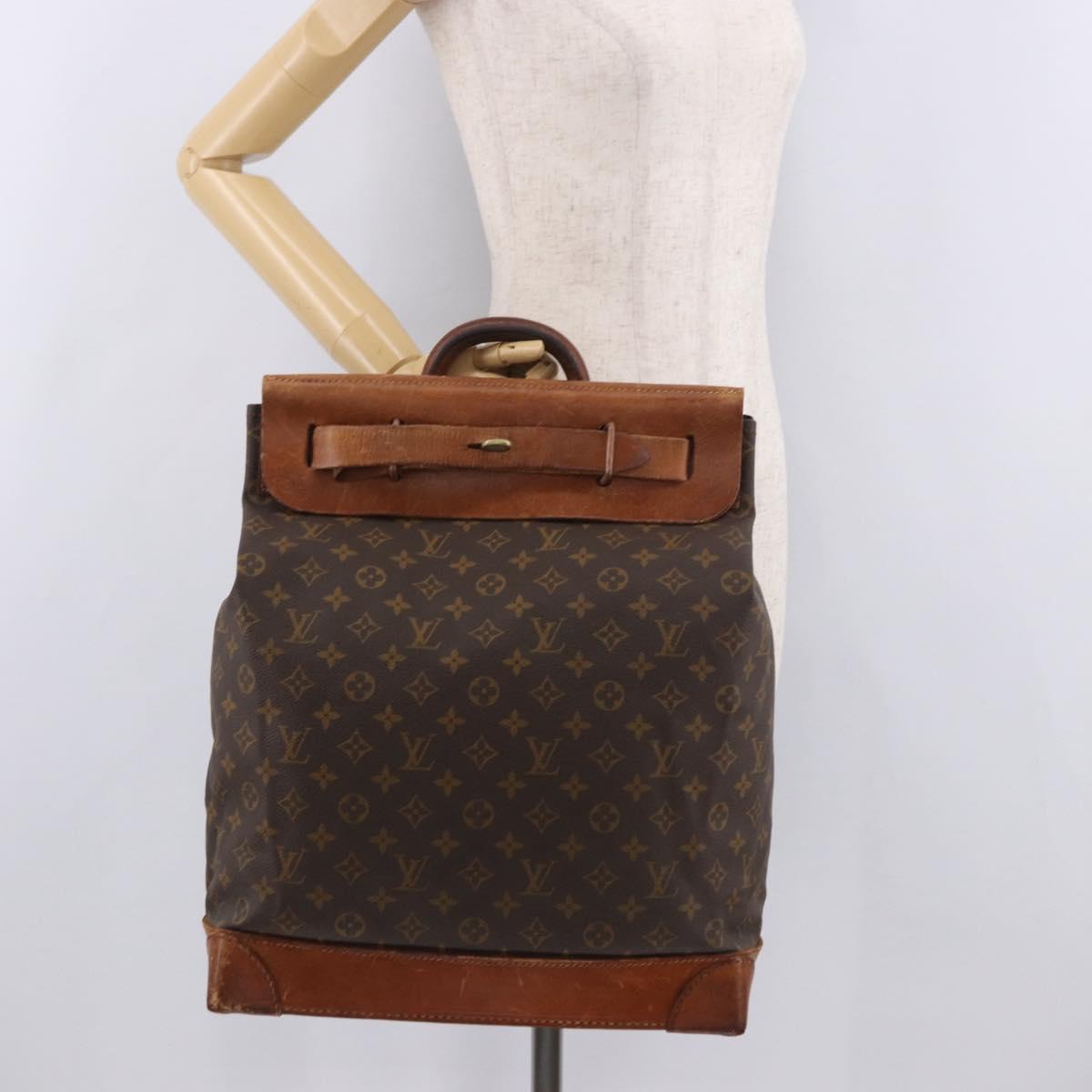 LOUIS VUITTON Monogram Steamer 35 Boston Bag M41128 LV Auth 190128A