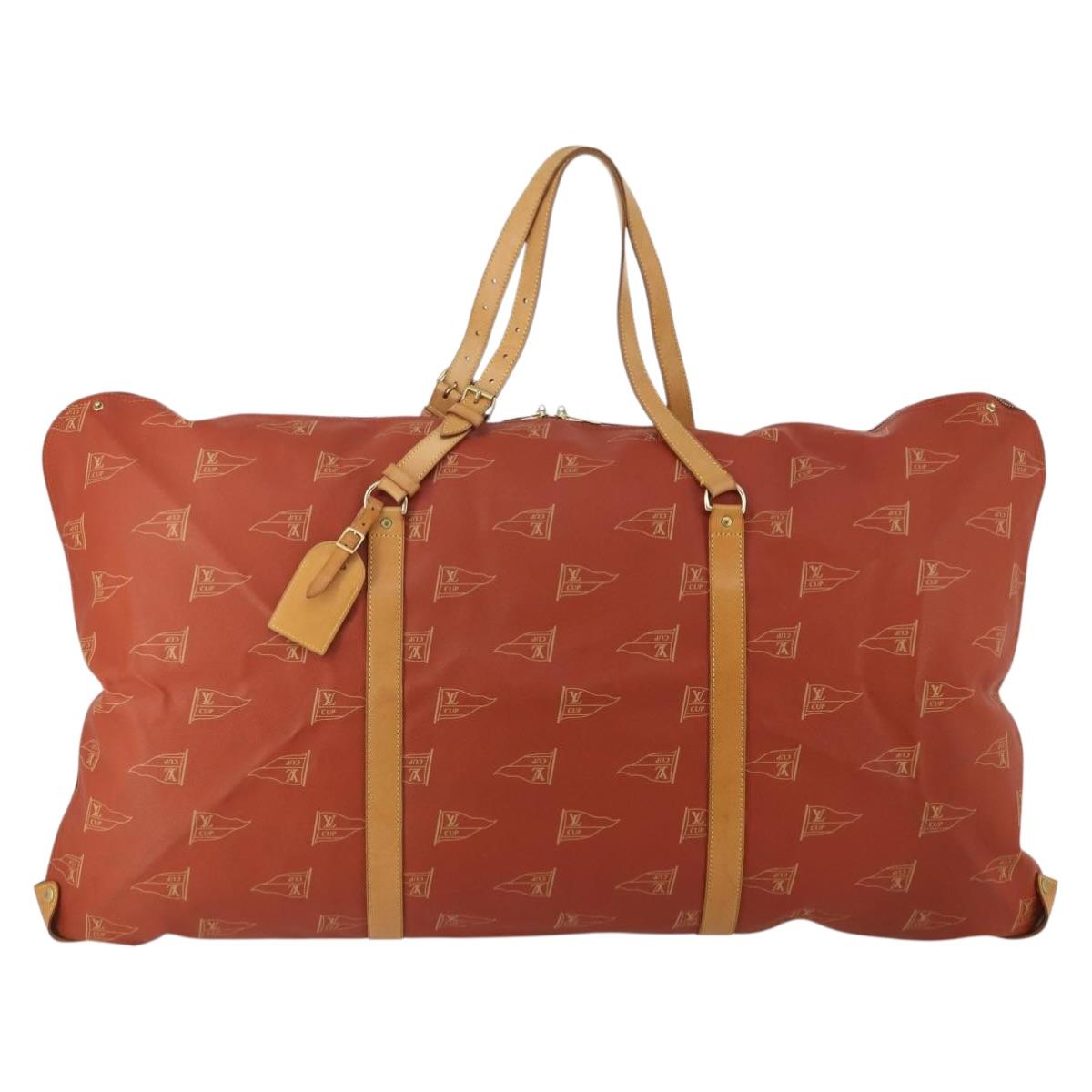 LOUIS VUITTON LV Cup Kabul Boston Bag Red M80020 LV Auth 190139
