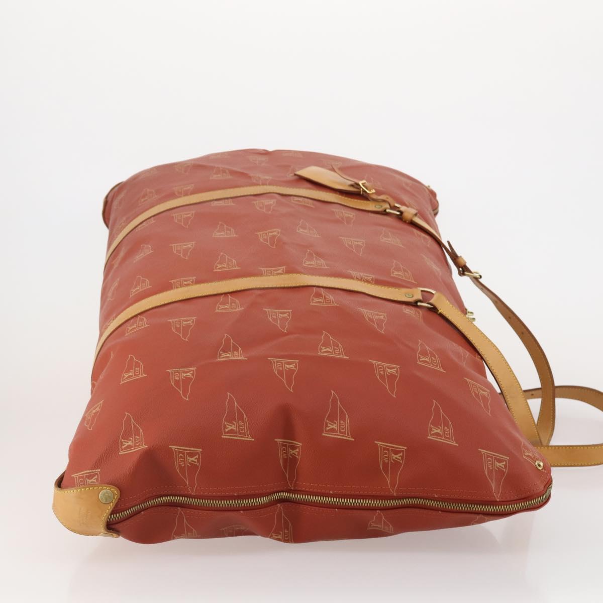 LOUIS VUITTON LV Cup Kabul Boston Bag Red M80020 LV Auth 190139