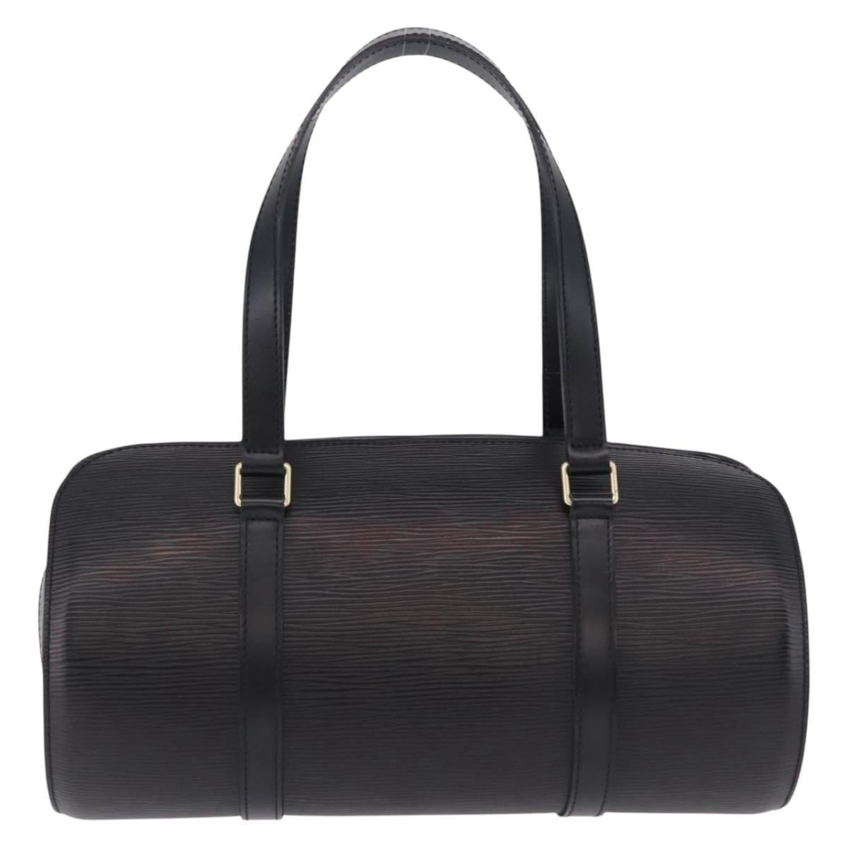 LOUIS VUITTON Epi Soufflot Hand Bag Black M52222 LV Auth 190140SAV