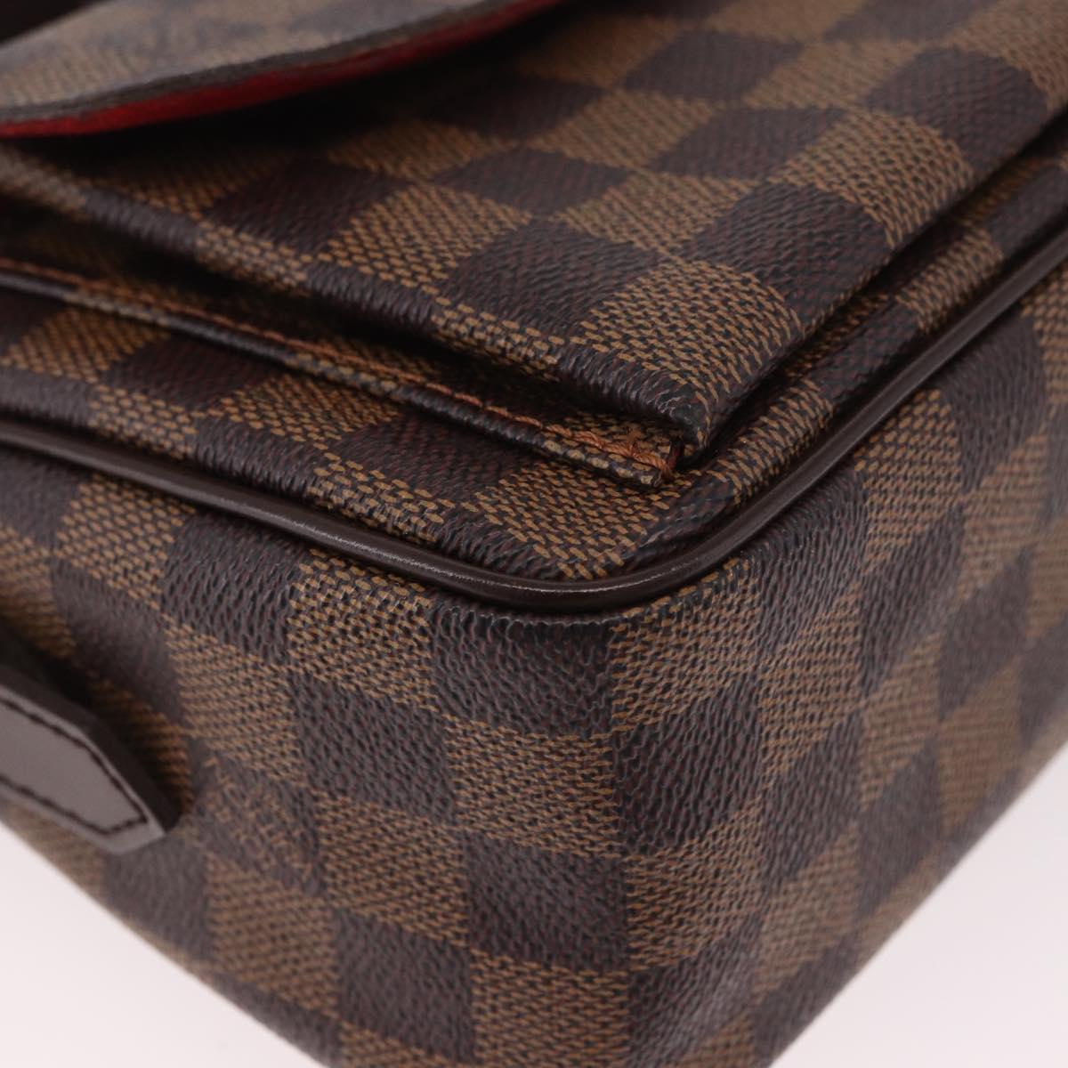 LOUIS VUITTON Damier Ebene Ravello GM Shoulder Bag N60006 LV Auth 190143SAV