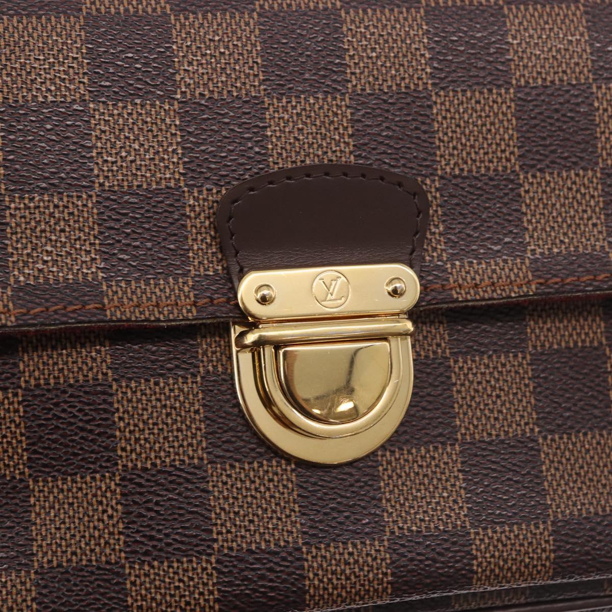 LOUIS VUITTON Damier Ebene Ravello GM Shoulder Bag N60006 LV Auth 190143SAV