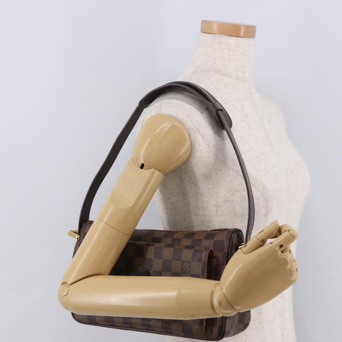 LOUIS VUITTON Damier Ebene Ravello GM Shoulder Bag N60006 LV Auth 190143SAV