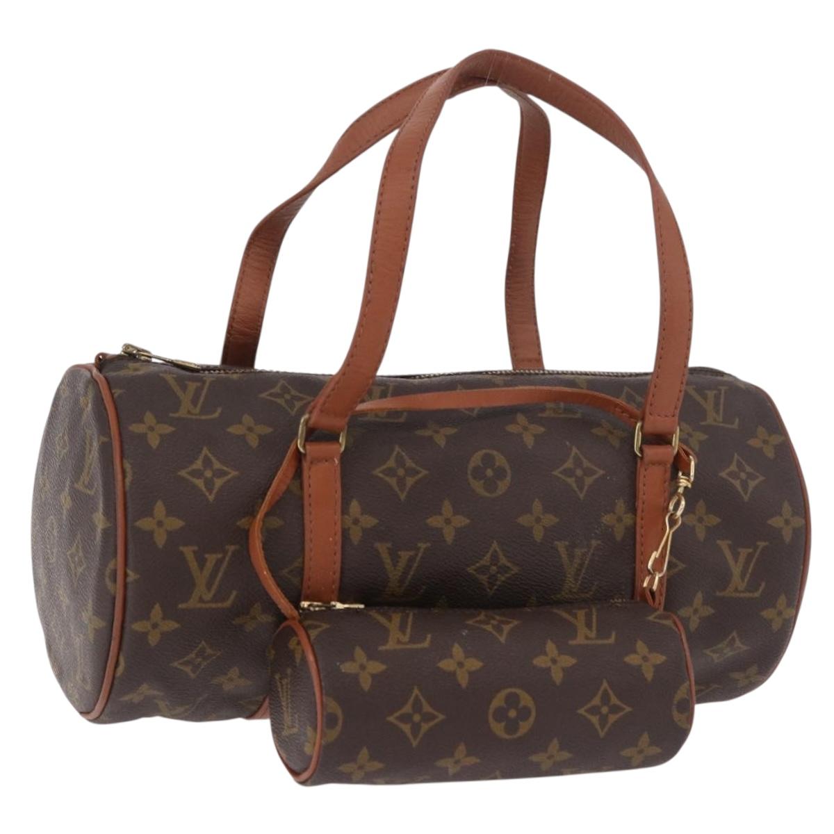 LOUIS VUITTON Monogram Papillon 30 Hand Bag M51385 LV Auth 190147A
