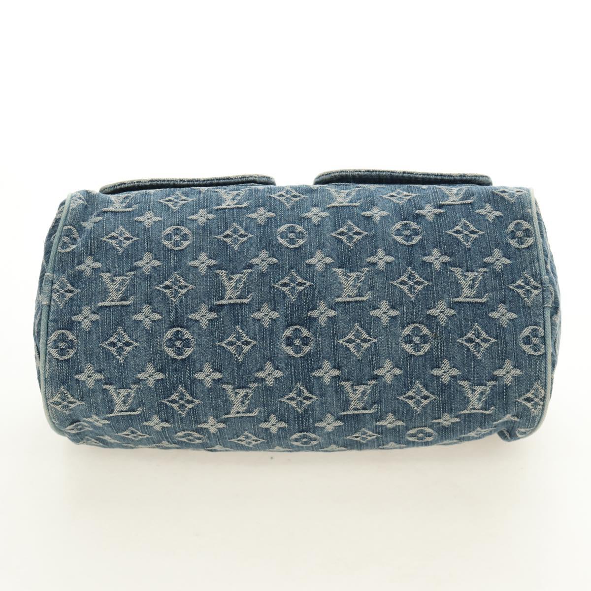 LOUIS VUITTON Monogram Denim Neo Speedy Hand Bag Blue M95019 LV Auth 190149SAV