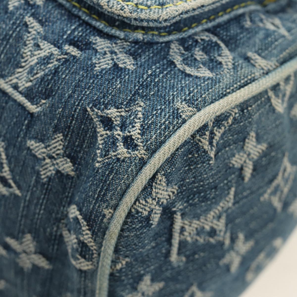 LOUIS VUITTON Monogram Denim Neo Speedy Hand Bag Blue M95019 LV Auth 190149SAV