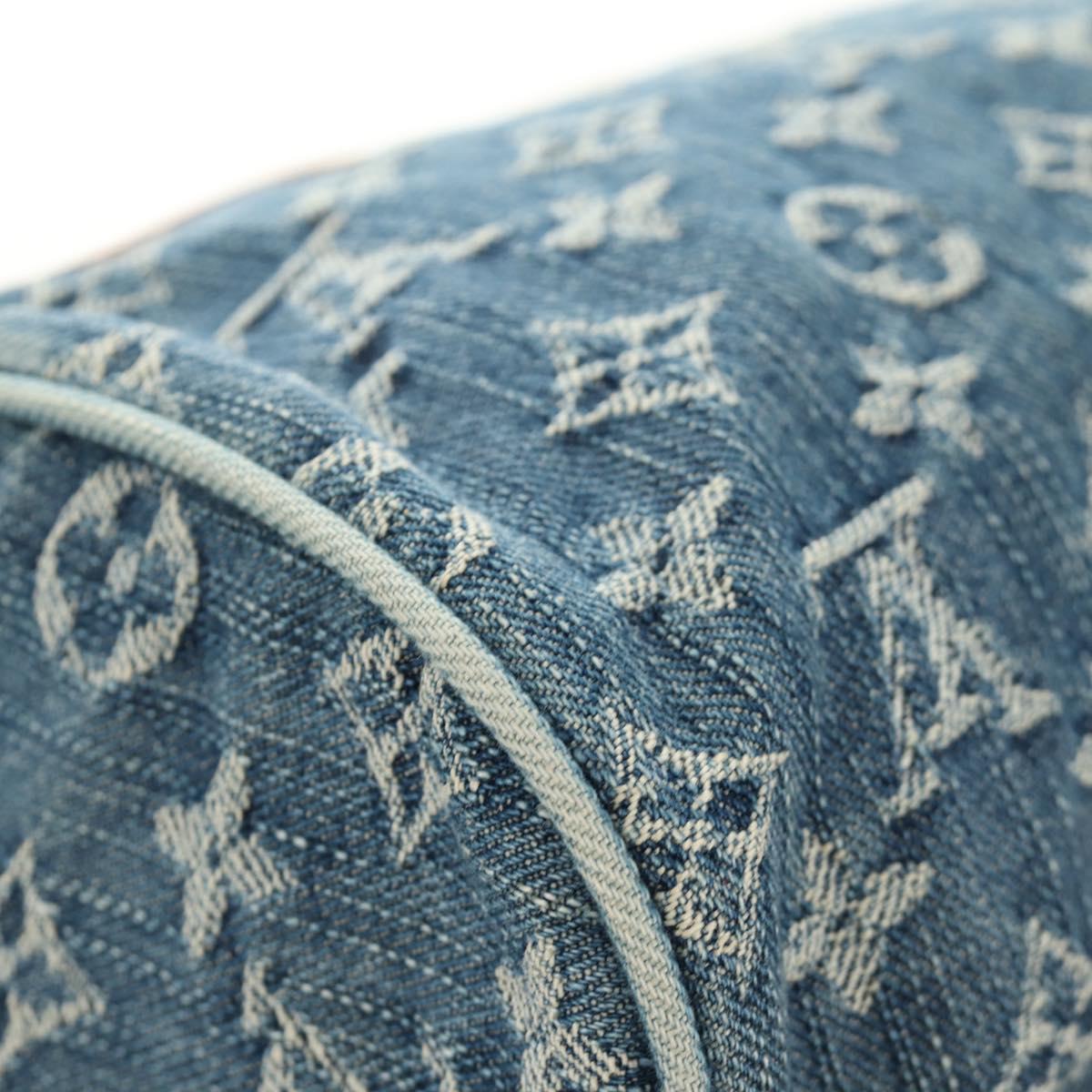 LOUIS VUITTON Monogram Denim Neo Speedy Hand Bag Blue M95019 LV Auth 190149SAV