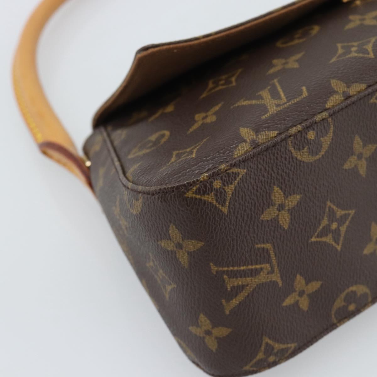 LOUIS VUITTON Monogram Mini Looping Shoulder Bag M51147 LV Auth 190153SAV
