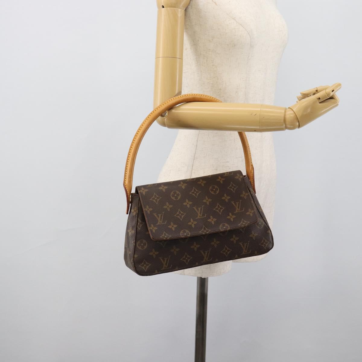 LOUIS VUITTON Monogram Mini Looping Shoulder Bag M51147 LV Auth 190153SAV