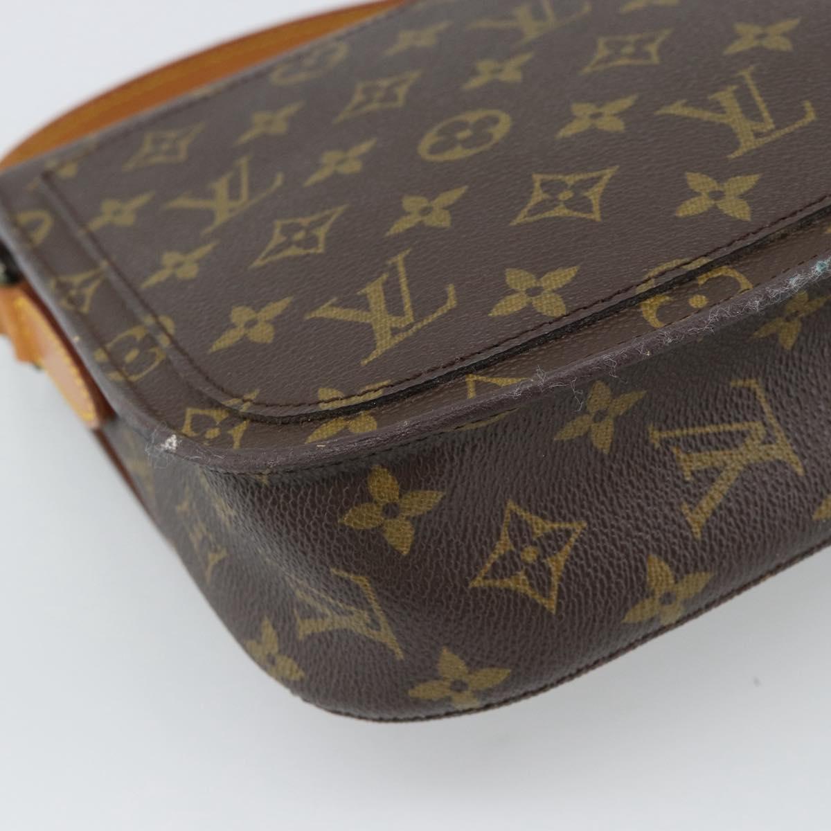 LOUIS VUITTON Monogram Saint Cloud GM Shoulder Bag M51242 LV Auth 190159