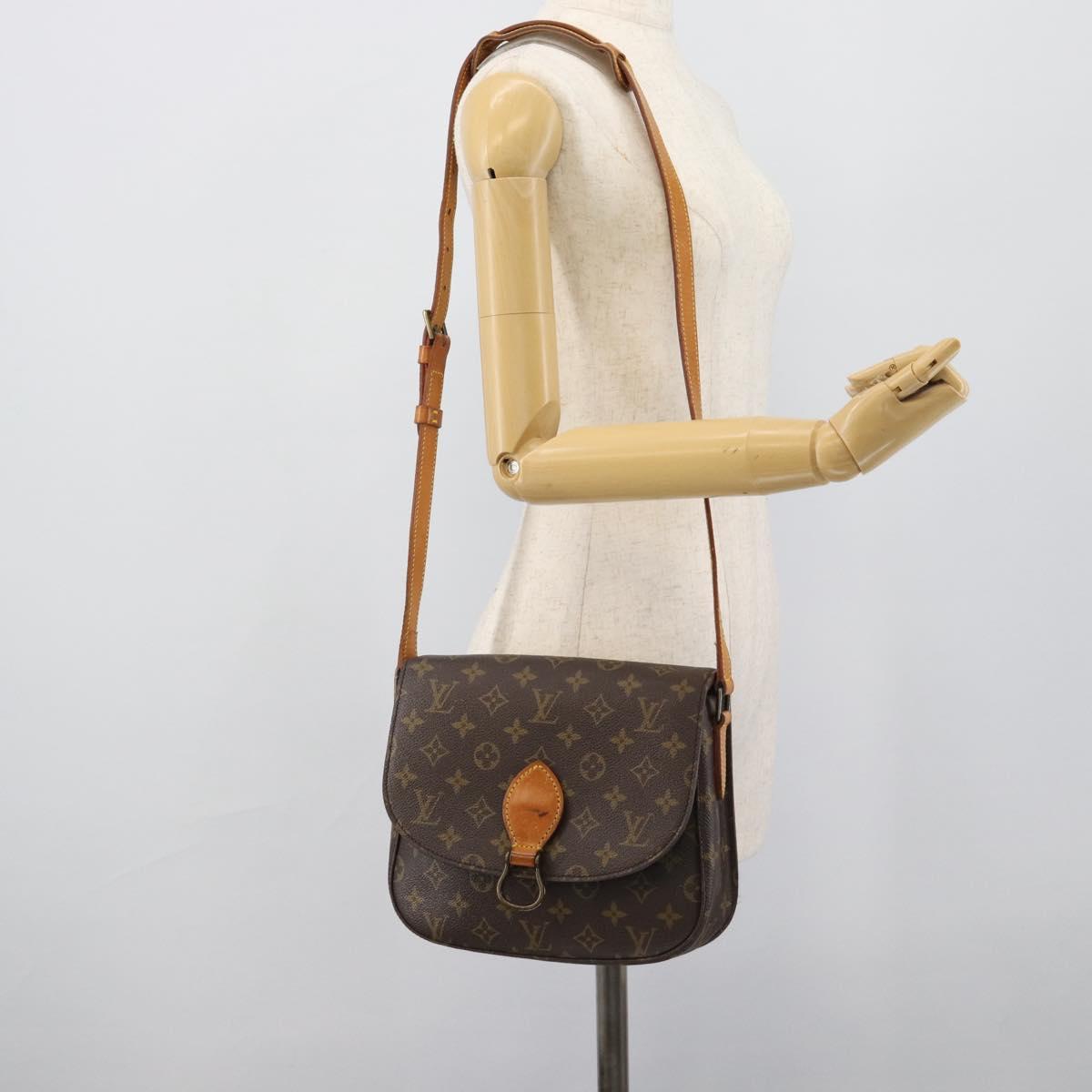 LOUIS VUITTON Monogram Saint Cloud GM Shoulder Bag M51242 LV Auth 190159