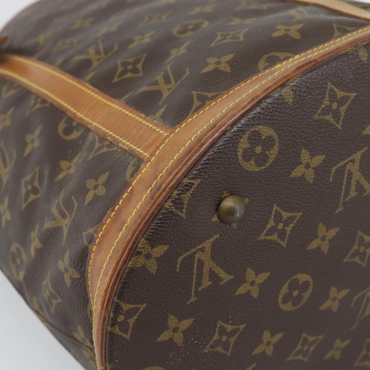 LOUIS VUITTON Monogram Bucket GM Shoulder Bag M42236 LV Auth 190162
