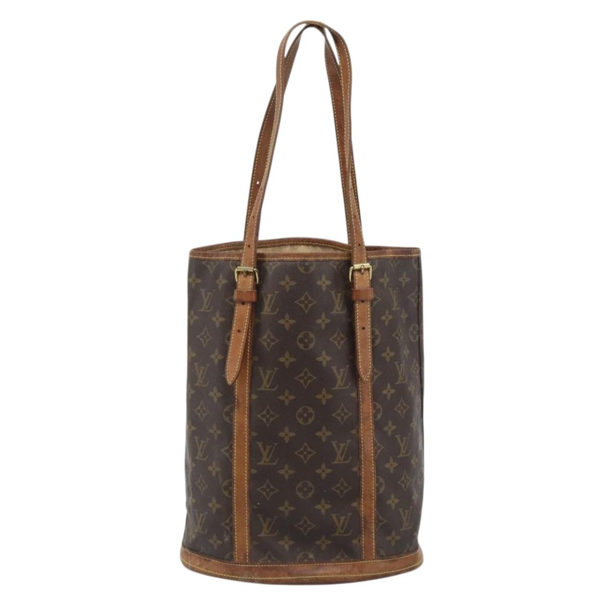 LOUIS VUITTON Monogram Bucket GM Shoulder Bag M42236 LV Auth 190162