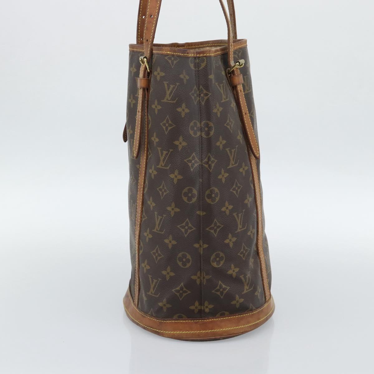 LOUIS VUITTON Monogram Bucket GM Shoulder Bag M42236 LV Auth 190162