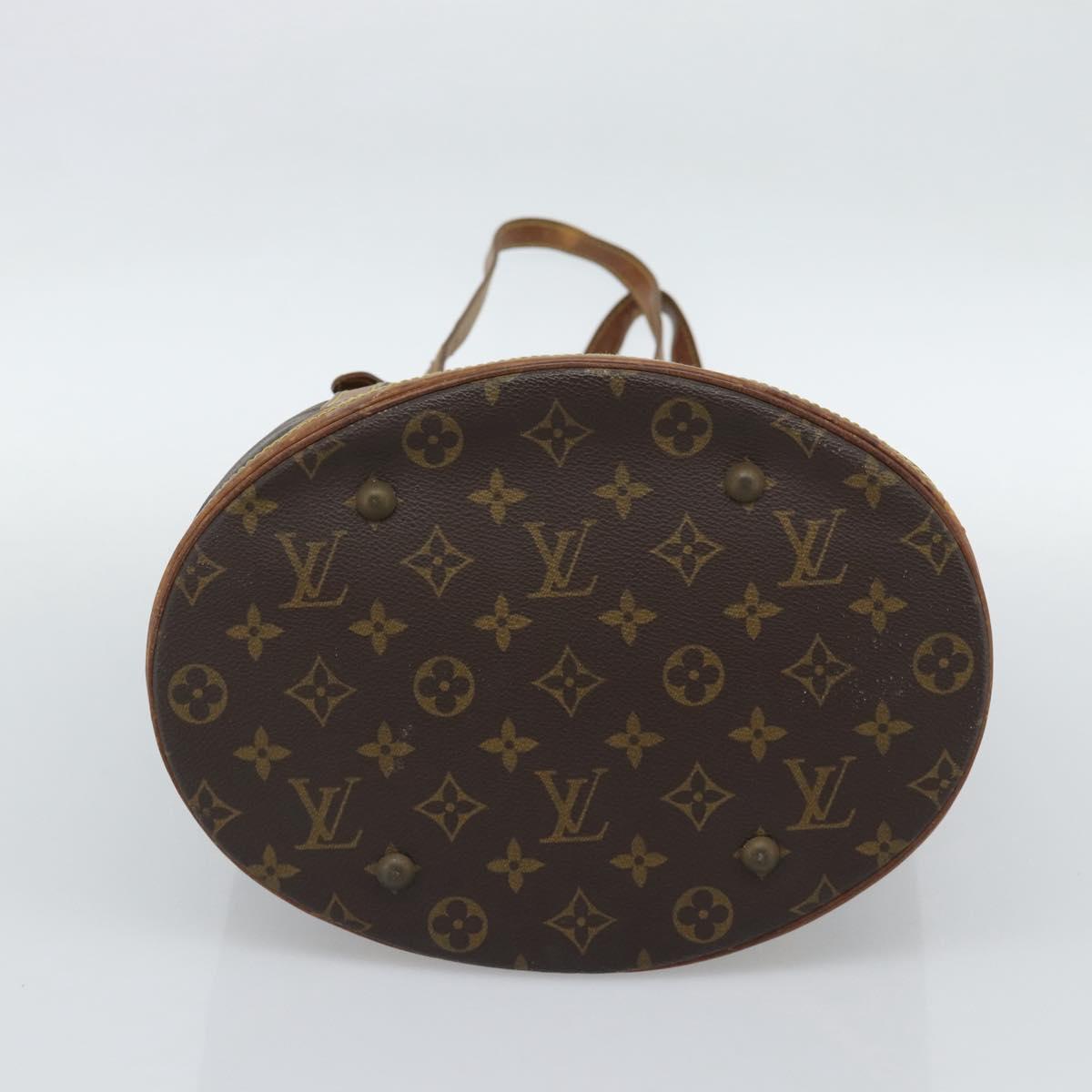 LOUIS VUITTON Monogram Bucket GM Shoulder Bag M42236 LV Auth 190162