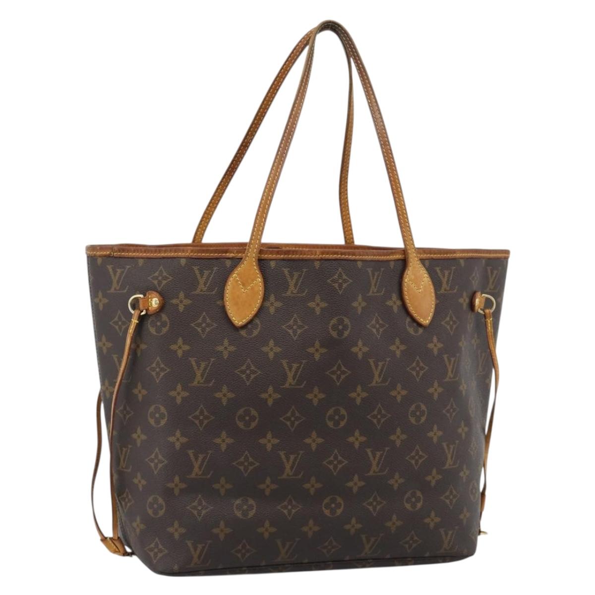 LOUIS VUITTON Monogram Neverfull MM Tote Bag M40156 LV Auth 190164
