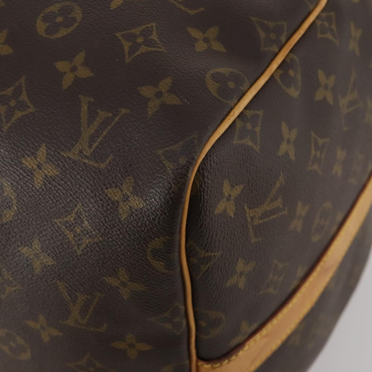 LOUIS VUITTON Monogram Keepall Bandouliere 55 Boston Bag M41414 LV Auth 190165