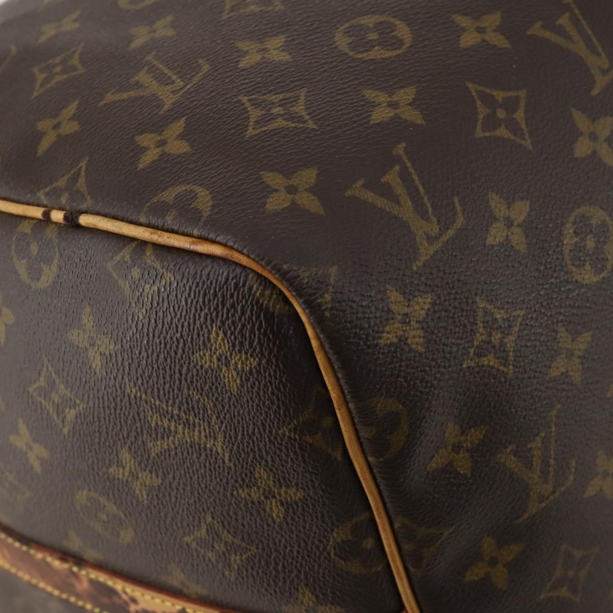 LOUIS VUITTON Monogram Keepall Bandouliere 55 Boston Bag M41414 LV Auth 190165