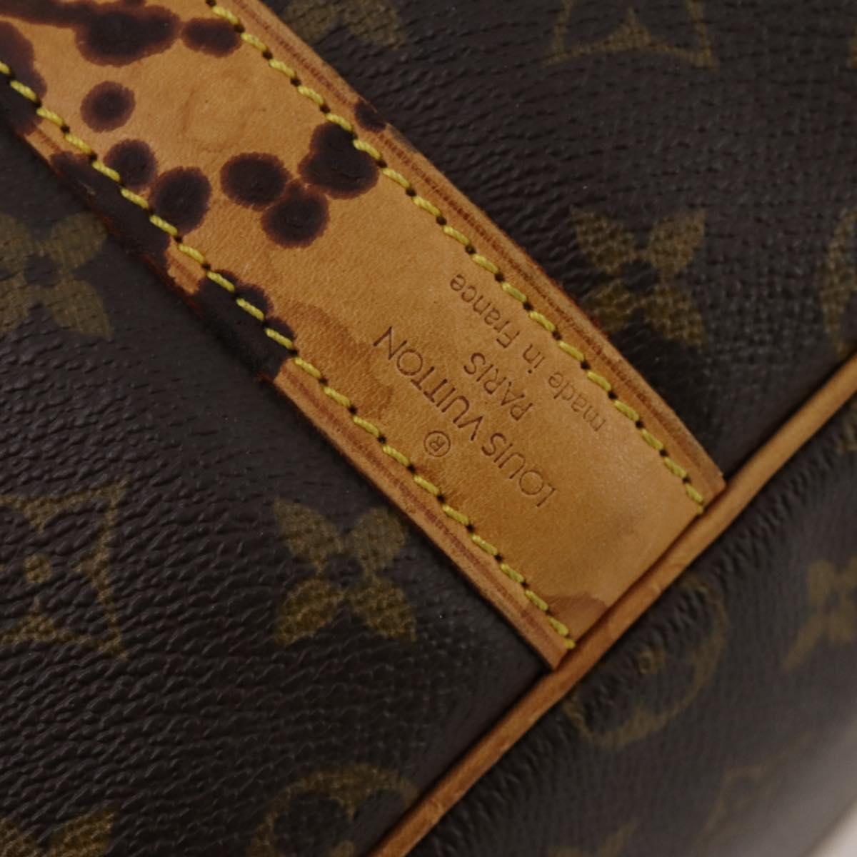 LOUIS VUITTON Monogram Keepall Bandouliere 55 Boston Bag M41414 LV Auth 190165