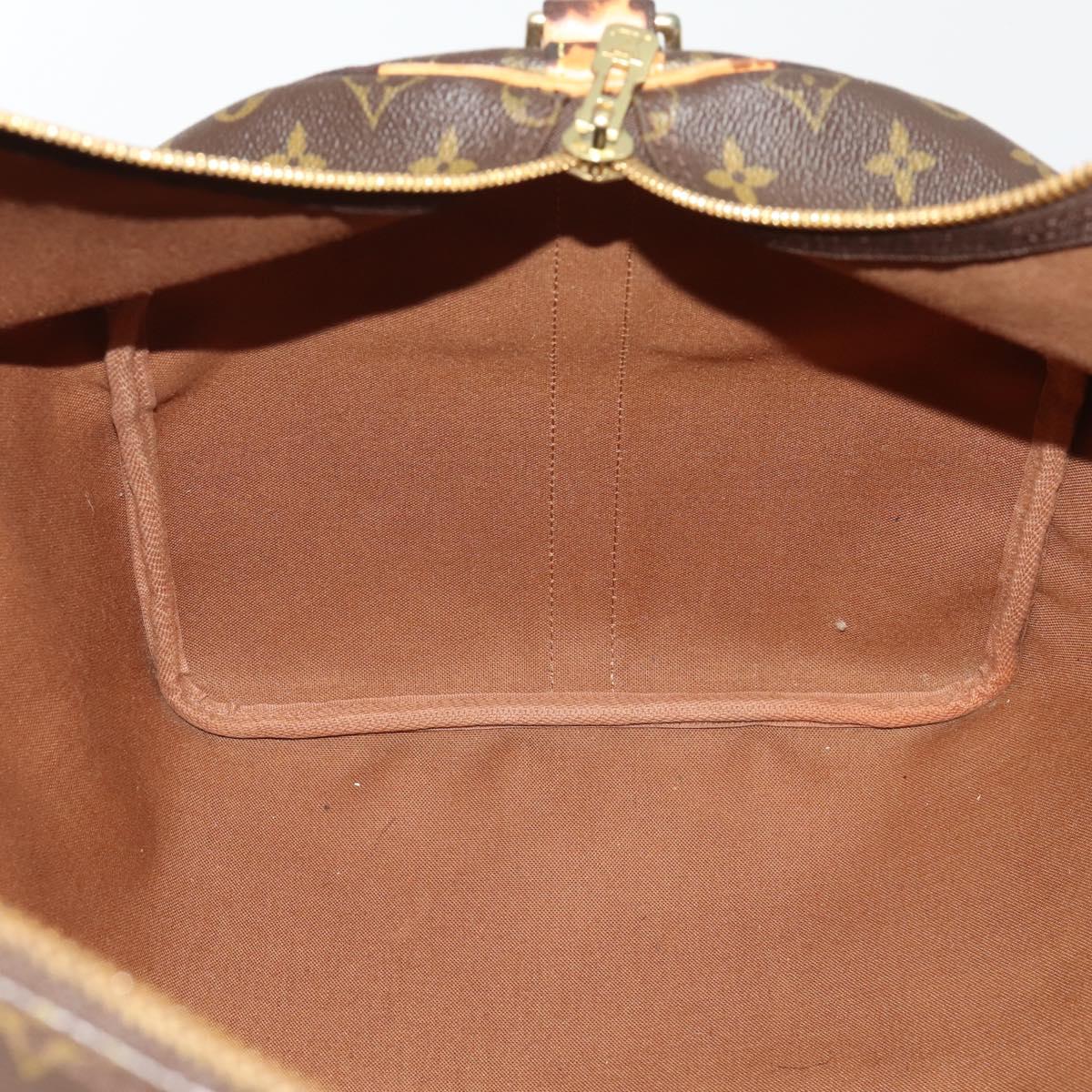 LOUIS VUITTON Monogram Keepall Bandouliere 55 Boston Bag M41414 LV Auth 190165