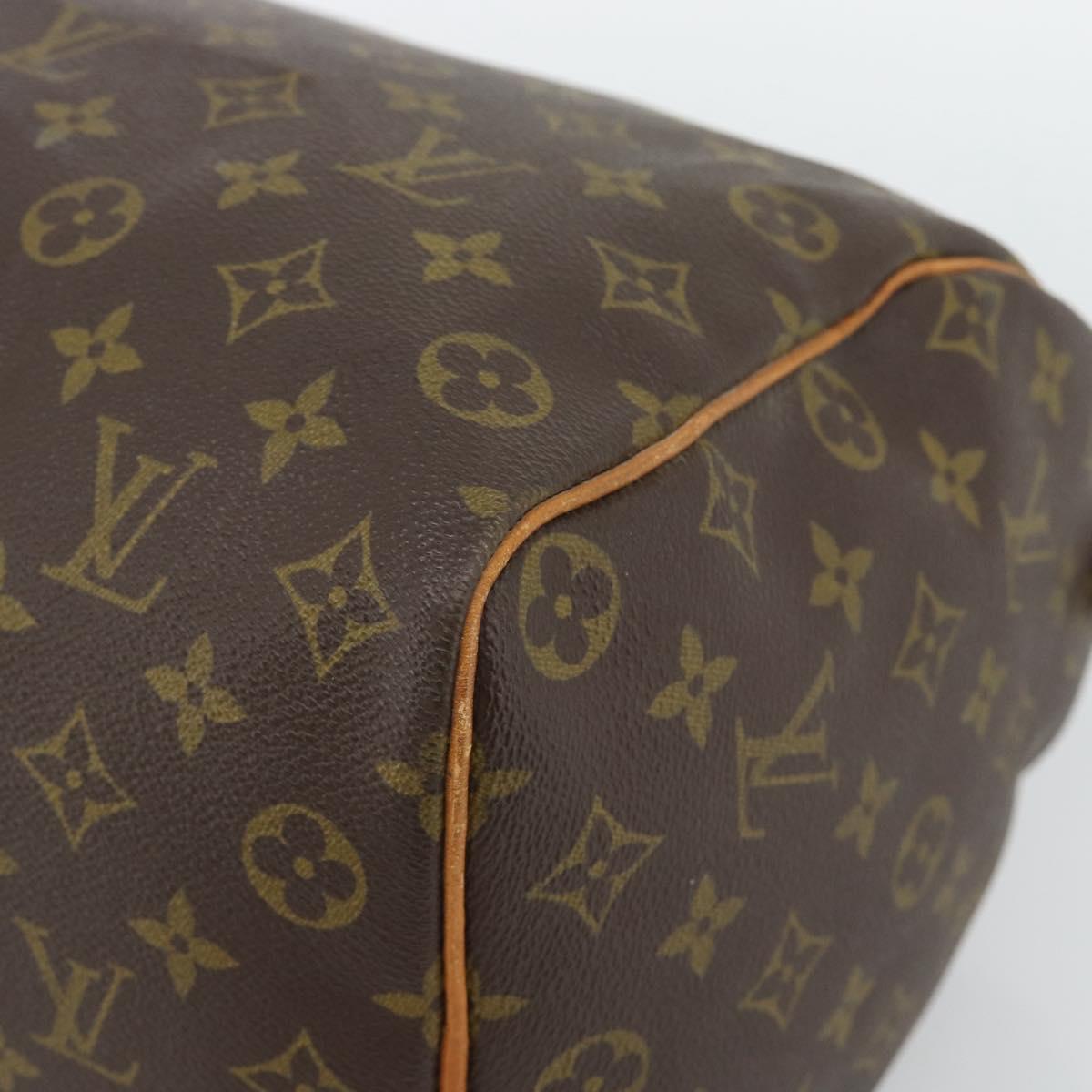 LOUIS VUITTON Monogram Speedy 35 Hand Bag M41524 LV Auth 190166A