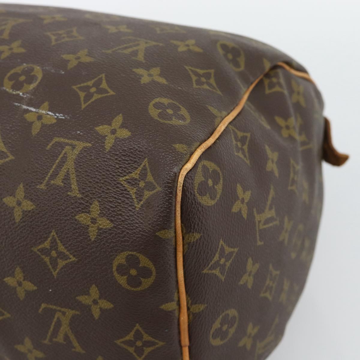 LOUIS VUITTON Monogram Speedy 35 Hand Bag M41524 LV Auth 190166A