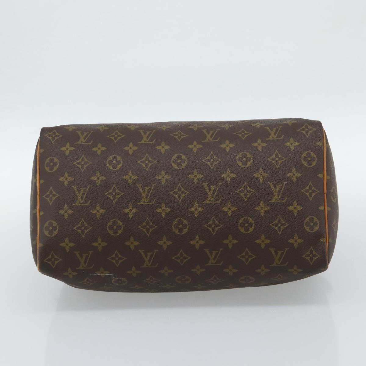 LOUIS VUITTON Monogram Speedy 35 Hand Bag M41524 LV Auth 190166A