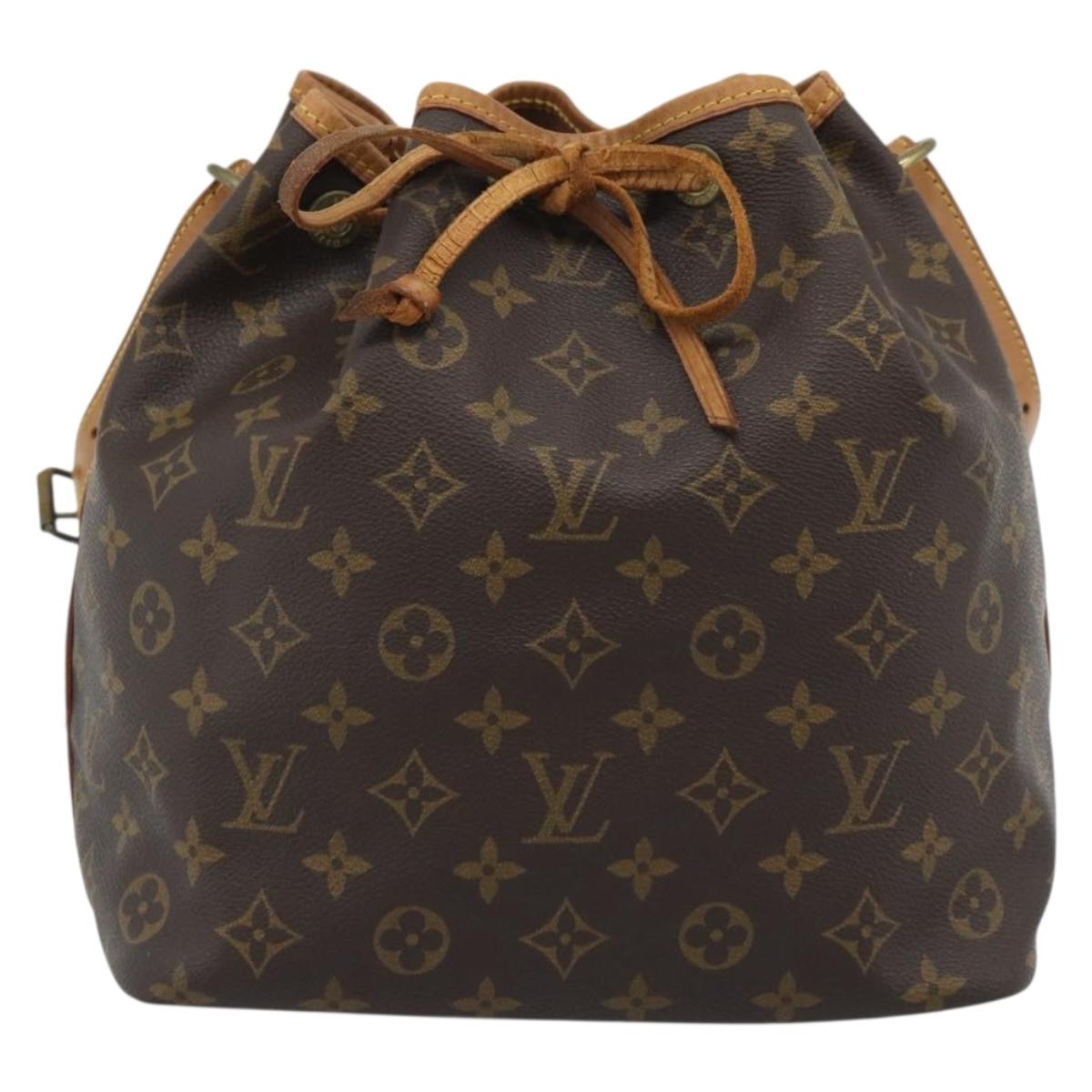 LOUIS VUITTON Monogram Petit Noe Shoulder Bag M42226 LV Auth 190167A