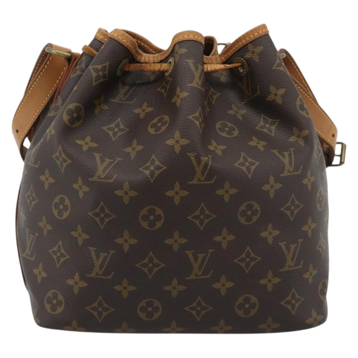 LOUIS VUITTON Monogram Petit Noe Shoulder Bag M42226 LV Auth 190167A