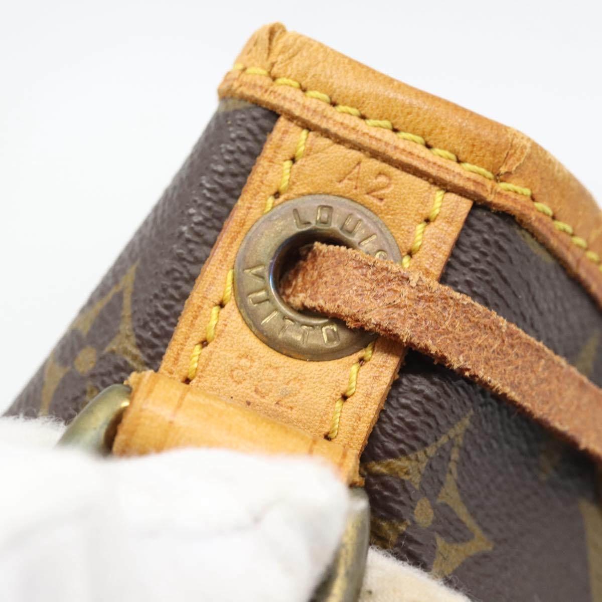 LOUIS VUITTON Monogram Petit Noe Shoulder Bag M42226 LV Auth 190168A