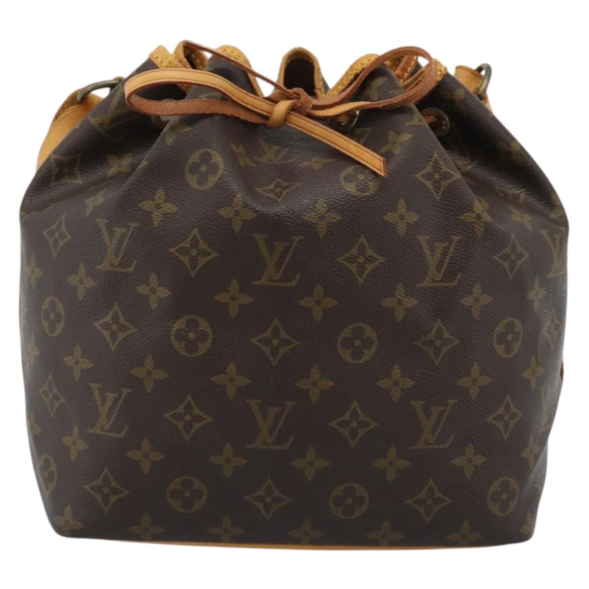 LOUIS VUITTON Monogram Petit Noe Shoulder Bag M42226 LV Auth 190168A